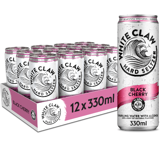 WHITE CLAW® Hard Seltzer Black Cherry Tray