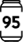 An icon representing the number of calories per can, in the style of a can.