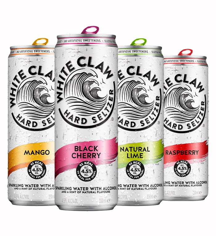 A Variety Pack containing flavours: Mango, Black Cherry, Natural Lime and Raspberry.