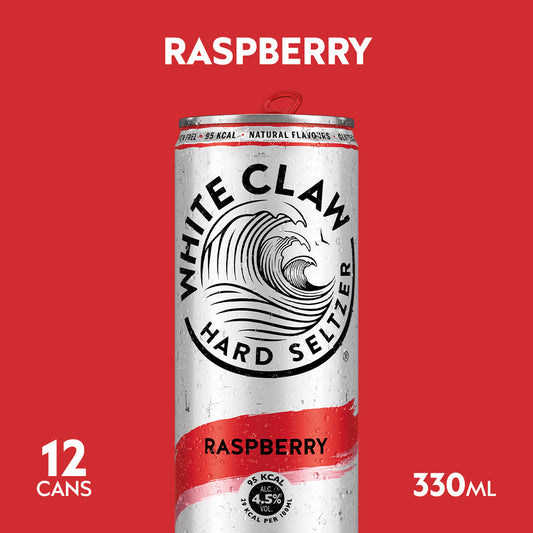 White Claw® Raspberry 12 x 330ml