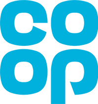 The CO-OP logo, which is the brand name in blue text.